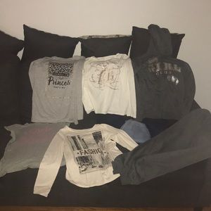 3 pairs of Jean Jeggings, 4 shirts and Sweatsuit